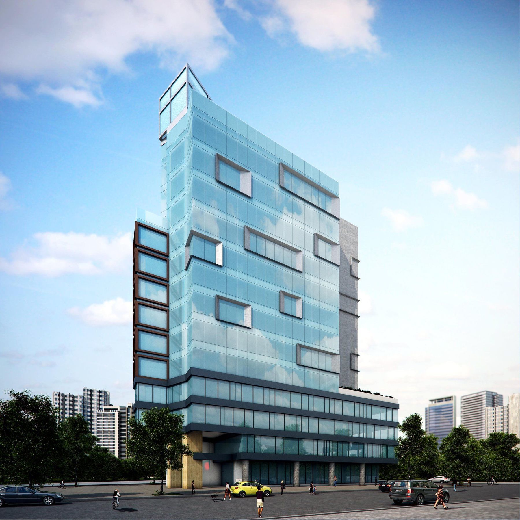 Hotel Indigo Kaohsiung Central Park By Ihg Esterno foto The building's facade